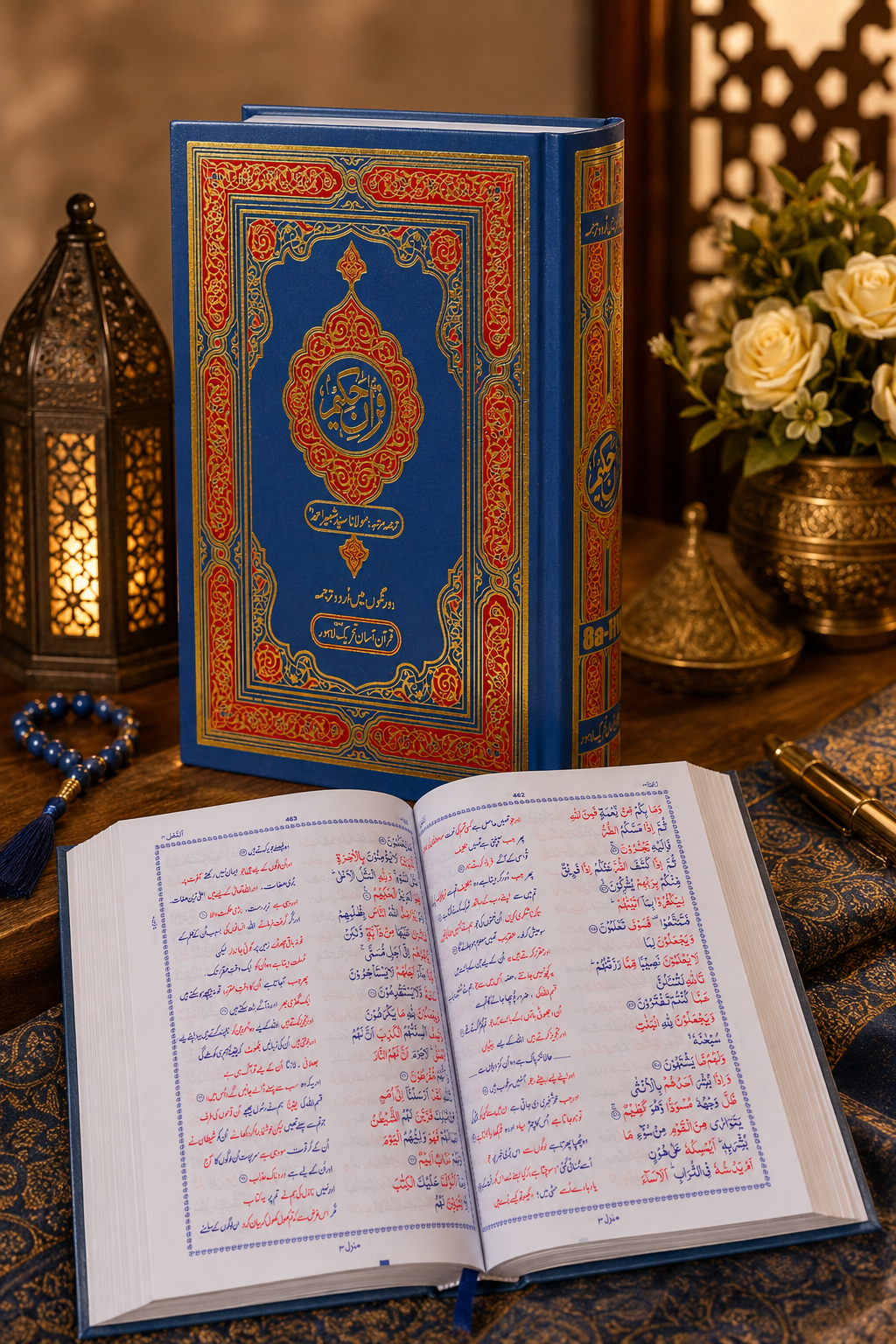 Quran Hamail Small Size Face to Face Layout